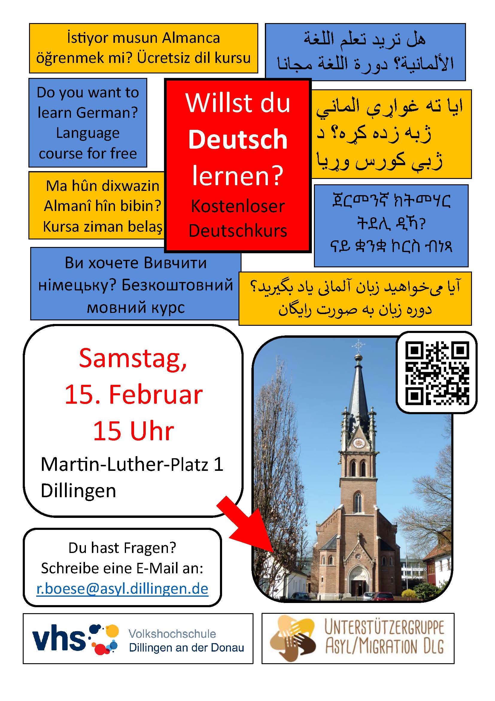 Anhang 5 Einladung Februar 2025 Deutschlernen
