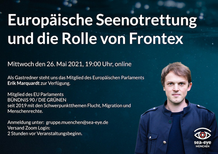 Einladung Sea Eye Seenotrettung und Frontex