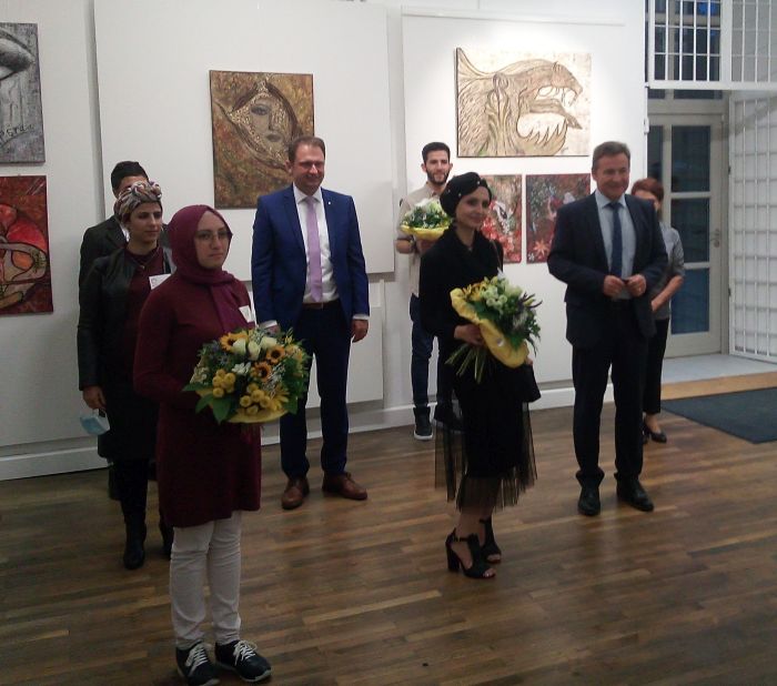 Eröffnung der Interkulturellen Kunstausstellung in der Dillinger Stadtgallerie
