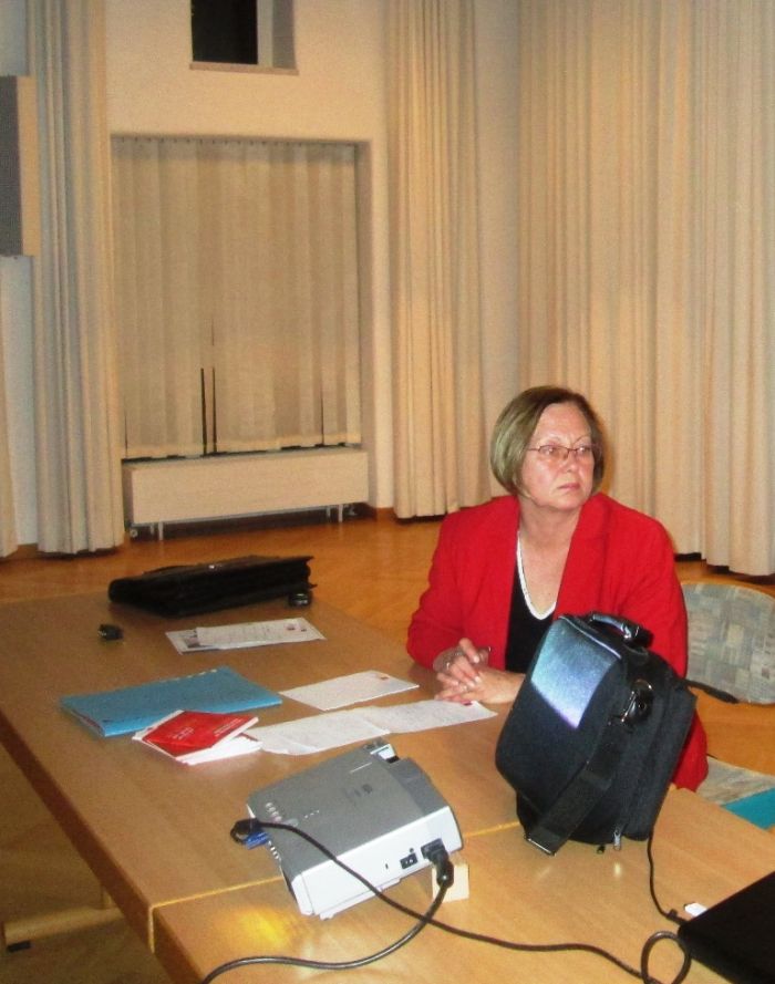 Gabriele Fograscher beim 13. Rundgespräch